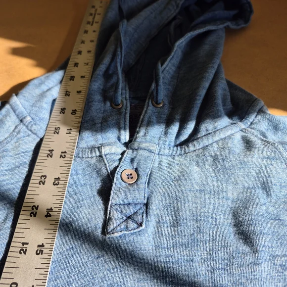 Lucky Brand Bright Blue Lightweight Hoodie 2561/252 - Picture 8 of 11